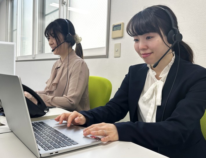 写真：仕事中の様子